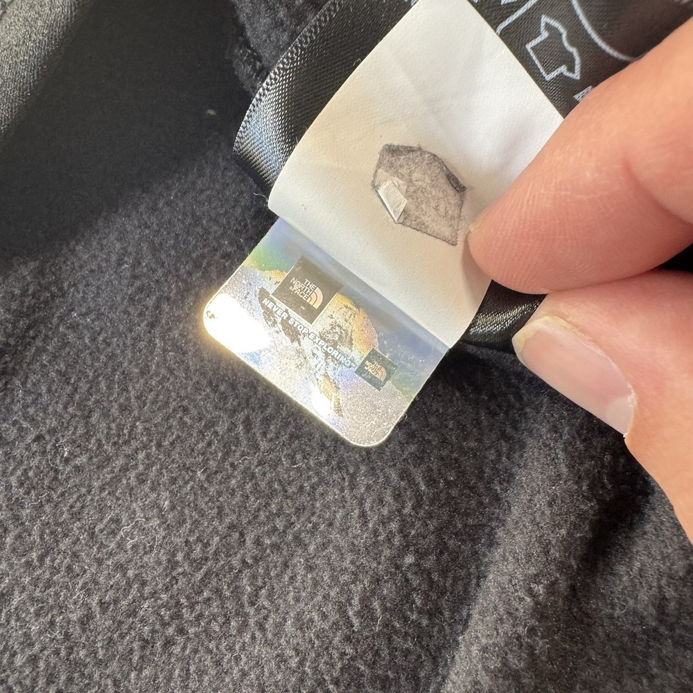 The North Face Mens XL Black Micro Fleece 1/4 Zip Pullover Jacket - Picture 9 of 11